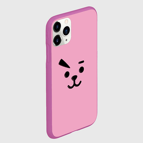 Чехол iPhone 11 Pro матовый BT21 Cooky / 3D-Фиолетовый – фото 2