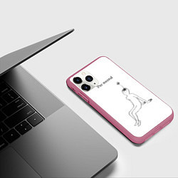 Чехол iPhone 11 Pro матовый Ментальный образ учителя, цвет: 3D-малиновый — фото 2