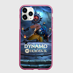 Чехол iPhone 11 Pro матовый Deadlock Dynamo, цвет: 3D-малиновый