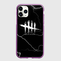 Чехол iPhone 11 Pro матовый Dead by Daylight storm, цвет: 3D-фиолетовый