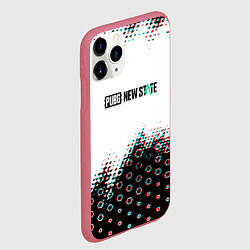 Чехол iPhone 11 Pro матовый PUBG game steel, цвет: 3D-малиновый — фото 2