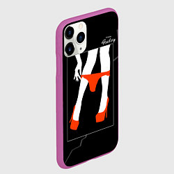 Чехол iPhone 11 Pro матовый Happy friday, цвет: 3D-фиолетовый — фото 2