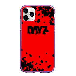 Чехол iPhone 11 Pro матовый Dayz лепестки, цвет: 3D-фиолетовый