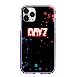 Чехол iPhone 11 Pro матовый Dayz краски боке, цвет: 3D-светло-сиреневый