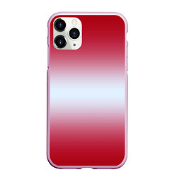 Чехол iPhone 11 Pro матовый Gradient color, цвет: 3D-розовый