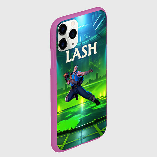 Чехол iPhone 11 Pro матовый Lash Deadlock / 3D-Фиолетовый – фото 2