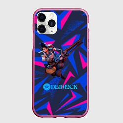 Чехол iPhone 11 Pro матовый Deadlock McGinnis, цвет: 3D-малиновый