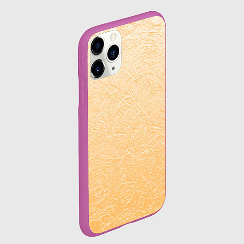 Чехол iPhone 11 Pro матовый Золотое руно / 3D-Фиолетовый – фото 2