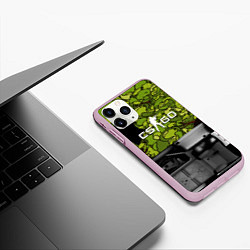 Чехол iPhone 11 Pro матовый Counter strike game skin, цвет: 3D-розовый — фото 2