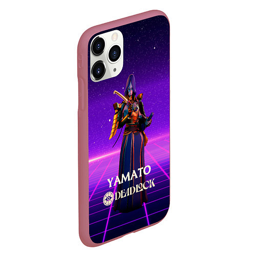 Чехол iPhone 11 Pro матовый Yamato Deadlock / 3D-Малиновый – фото 2