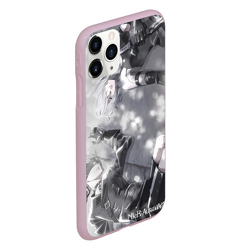 Чехол iPhone 11 Pro матовый NieRAutomata / 3D-Розовый – фото 2