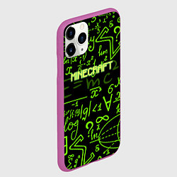 Чехол iPhone 11 Pro матовый Minecraft символы, цвет: 3D-фиолетовый — фото 2