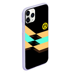 Чехол iPhone 11 Pro матовый Borussia sport line, цвет: 3D-светло-сиреневый — фото 2