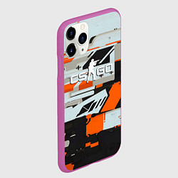 Чехол iPhone 11 Pro матовый Asimov cs go, цвет: 3D-фиолетовый — фото 2