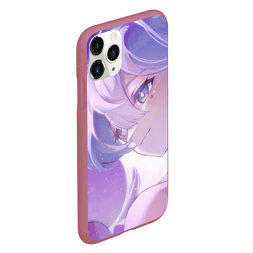 Чехол iPhone 11 Pro матовый Honkai Star Rail Robin / 3D-Малиновый – фото 2