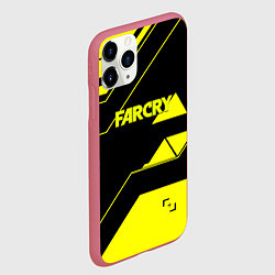 Чехол iPhone 11 Pro матовый Farcry geometry sport, цвет: 3D-малиновый — фото 2