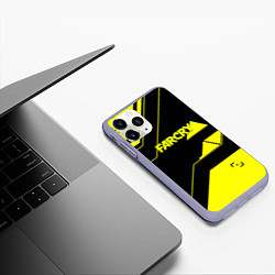 Чехол iPhone 11 Pro матовый Farcry geometry sport, цвет: 3D-светло-сиреневый — фото 2