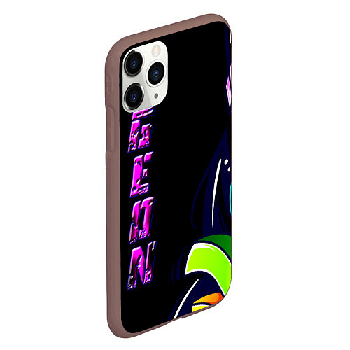 Чехол iPhone 11 Pro матовый Geon Enduro graffitti / 3D-Коричневый – фото 2