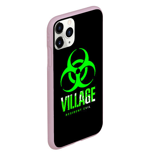 Чехол iPhone 11 Pro матовый Resident Evil8 toxic / 3D-Розовый – фото 2