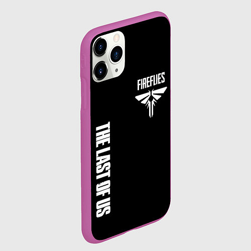 Чехол iPhone 11 Pro матовый Одни из нас логотип / 3D-Фиолетовый – фото 2