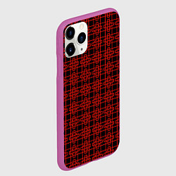 Чехол iPhone 11 Pro матовый Китайский фонарик, цвет: 3D-фиолетовый — фото 2