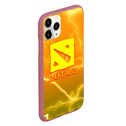 Чехол iPhone 11 Pro матовый DOTA storm, цвет: 3D-малиновый — фото 2