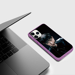 Чехол iPhone 11 Pro матовый Stray Kids Seungmin Giant concept, цвет: 3D-фиолетовый — фото 2