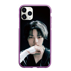 Чехол iPhone 11 Pro матовый Stray Kids I N Giant concept, цвет: 3D-фиолетовый