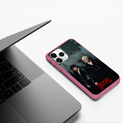 Чехол iPhone 11 Pro матовый Stray Kids ninth album Ate, цвет: 3D-малиновый — фото 2