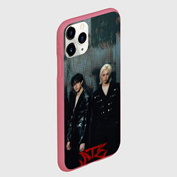 Чехол iPhone 11 Pro матовый Stray Kids ninth album Ate, цвет: 3D-малиновый — фото 2