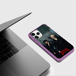 Чехол iPhone 11 Pro матовый Stray Kids ninth album Ate, цвет: 3D-фиолетовый — фото 2