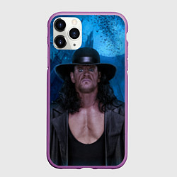Чехол iPhone 11 Pro матовый Undertaker, цвет: 3D-фиолетовый