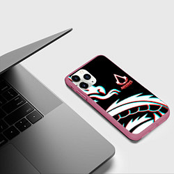 Чехол iPhone 11 Pro матовый Assassins Creed Shadows game, цвет: 3D-малиновый — фото 2