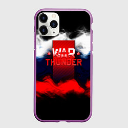 Чехол iPhone 11 Pro матовый Wartunder Russia краски, цвет: 3D-фиолетовый