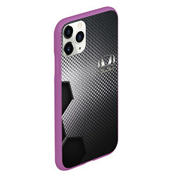 Чехол iPhone 11 Pro матовый Honda metal auto, цвет: 3D-фиолетовый — фото 2