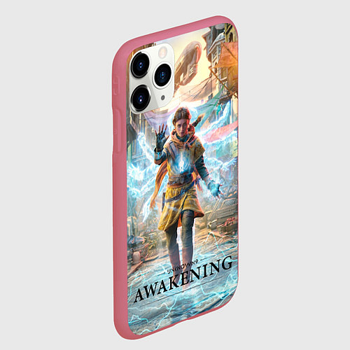 Чехол iPhone 11 Pro матовый Чародейка Unknown 9 awakening / 3D-Малиновый – фото 2