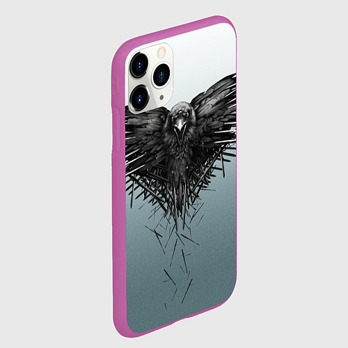 Чехол iPhone 11 Pro матовый Игра Престолов 4 сезон / 3D-Фиолетовый – фото 2