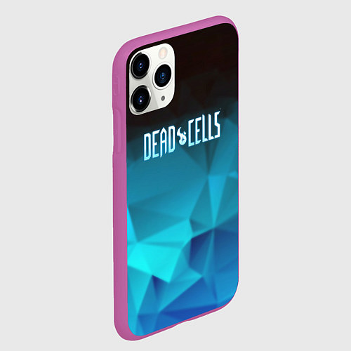 Чехол iPhone 11 Pro матовый Dead cells абстрактный стиль / 3D-Фиолетовый – фото 2