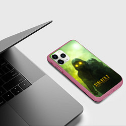 Чехол iPhone 11 Pro матовый Stalker 2 ядовитый дым, цвет: 3D-малиновый — фото 2