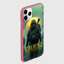 Чехол iPhone 11 Pro матовый Stalker 2 радиоактивное утро, цвет: 3D-малиновый — фото 2