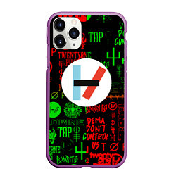 Чехол iPhone 11 Pro матовый Twenty one pilots music steel, цвет: 3D-фиолетовый