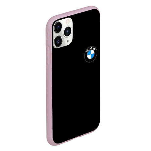 Чехол iPhone 11 Pro матовый BMW auto logo / 3D-Розовый – фото 2