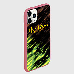 Чехол iPhone 11 Pro матовый Horizon: Zero Dawn краски, цвет: 3D-малиновый — фото 2