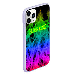 Чехол iPhone 11 Pro матовый Elden ring flame, цвет: 3D-светло-сиреневый — фото 2