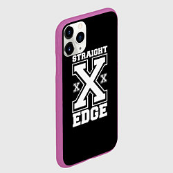 Чехол iPhone 11 Pro матовый Straight edge SXE, цвет: 3D-фиолетовый — фото 2