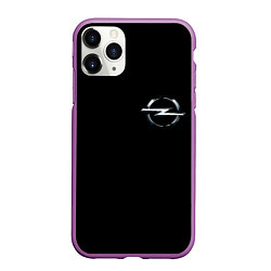 Чехол iPhone 11 Pro матовый Opel logo auto, цвет: 3D-фиолетовый