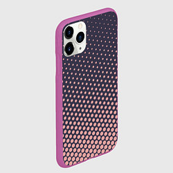 Чехол iPhone 11 Pro матовый Gorohek, цвет: 3D-фиолетовый — фото 2