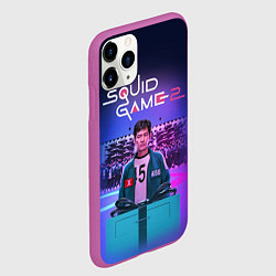 Чехол iPhone 11 Pro матовый Сон Ки Хун - Игра в кальмара, цвет: 3D-фиолетовый — фото 2