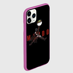 Чехол iPhone 11 Pro матовый Air Mando, цвет: 3D-фиолетовый — фото 2