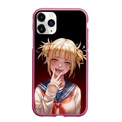 Чехол iPhone 11 Pro матовый Himiko Toga league of villains, цвет: 3D-малиновый